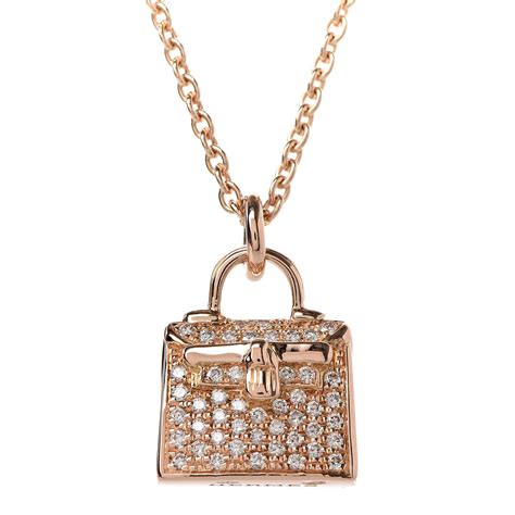 hermes necklace rose gold|authentic Hermes necklaces.